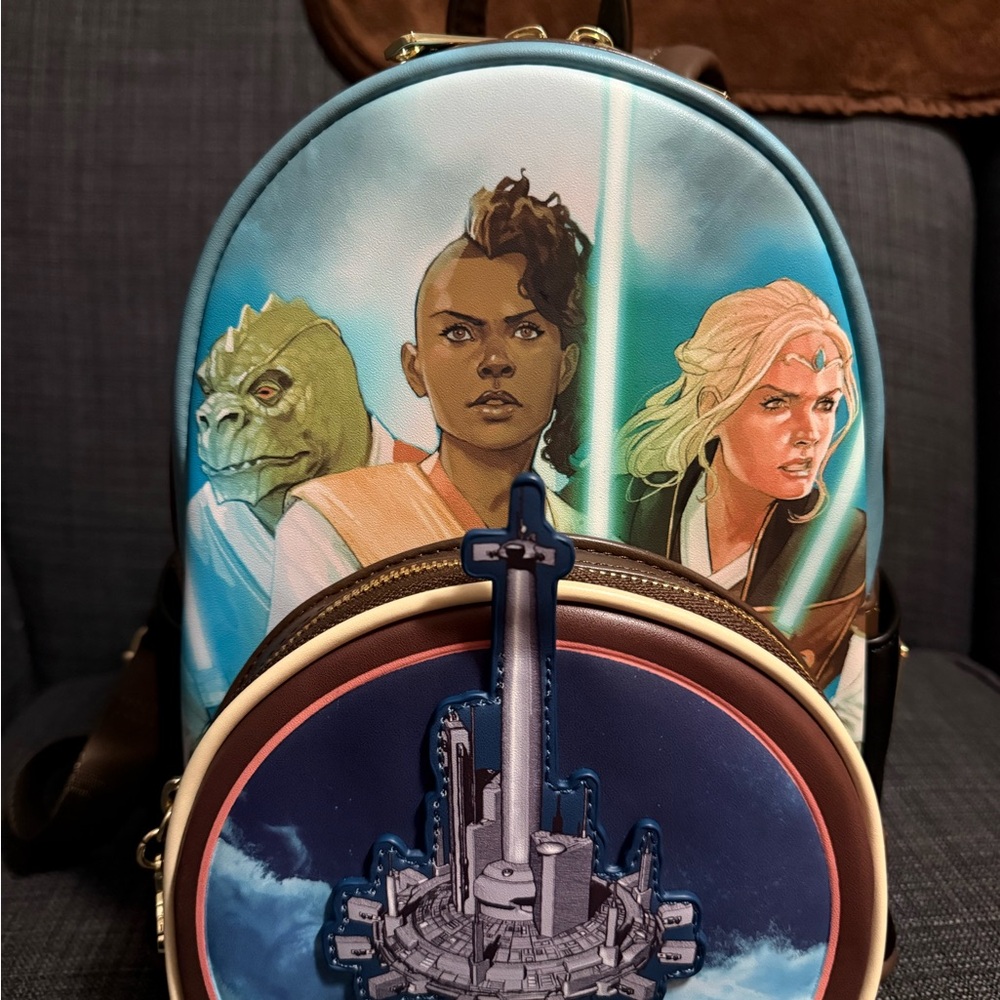 Loungefly Star Wars New Republic Backpack - Blue and Brown